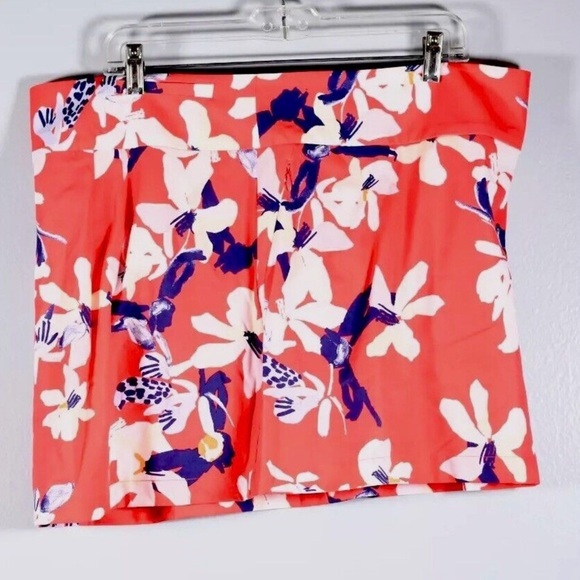 Tek Gear Golf Skort Skirts Sz XL Red Floral Poly Spandex Side Zip NWT - Picture 1 of 12